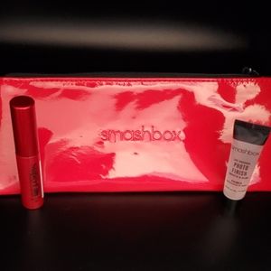 Red Makeup Bag & Deluxe Smashbox Primer and Mascara